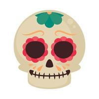 catrina mexicana tradicional vector