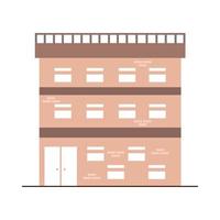 building front view vector