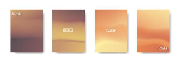 Set of abstract background with beautiful gradation color, colorful background for poster flyer banner backdrop.vertical banner.cool fluid background vector illustration