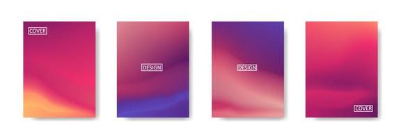 Set of abstract background with beautiful gradation color, colorful background for poster flyer banner backdrop.vertical banner.cool fluid background vector illustration