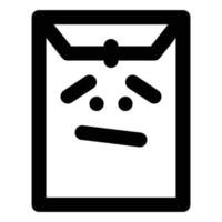 No Documents, Line Style Icon Empty States vector