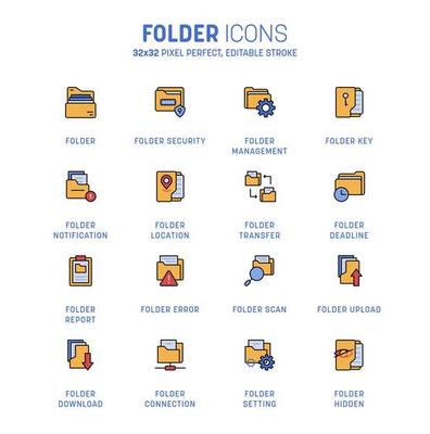 Folder Icon Vector Art, Icons, and Graphics for Free Download