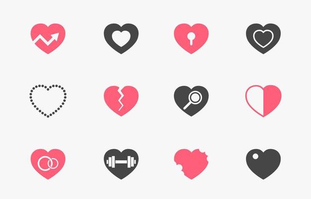 Heart Icon Vector Art, Icons, and Graphics for Free Download