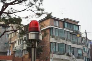 yongsan-gu gobierno metropolitano de seúl callejones, dispositivos de emergencia foto