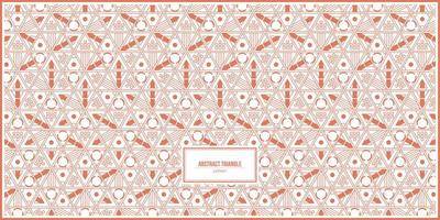 abstract pattern of triangle shape vector