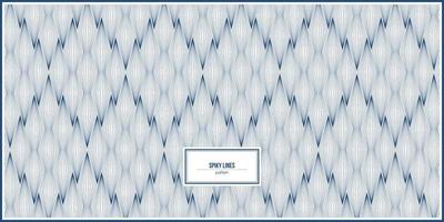 multiple spiky lines pattern design vector