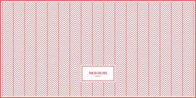 thin zig-zag line pattern design vector