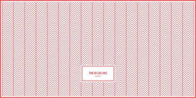 thin zig-zag line pattern design vector