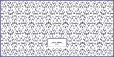 unique art pattern of triangle shape vector