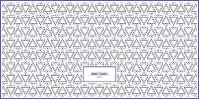 unique art pattern of triangle shape vector