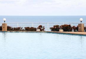 Clear swimming pool photo