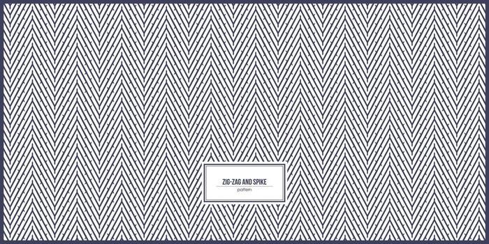 simple pattern of zig-zag and spike vector
