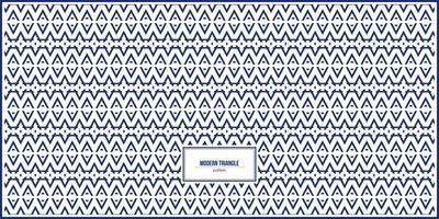 lined up modern triangle pattern vector
