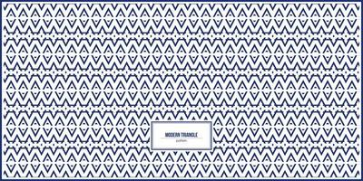 lined up modern triangle pattern vector