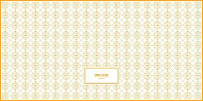 simple design of yellow globe pattern vector