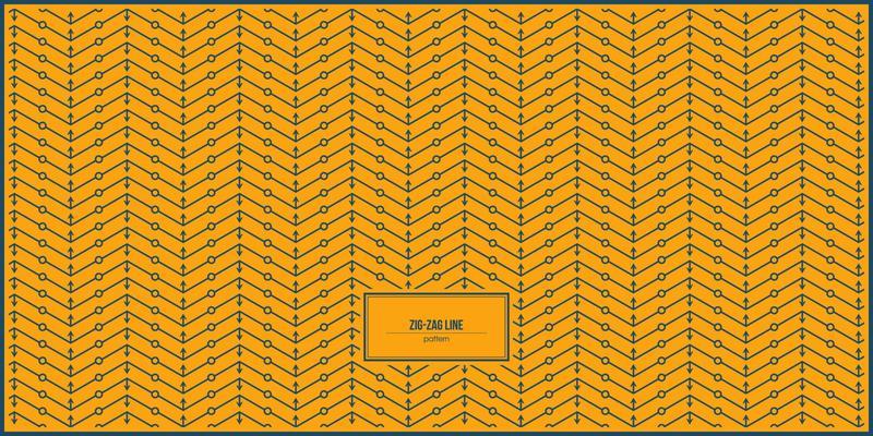zig-zag and arrow shape pattern design