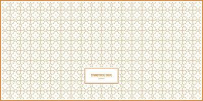 symmetrical and unique shape pattern design vector