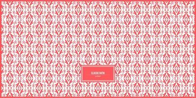 lovely shape of classic batik pattern vector