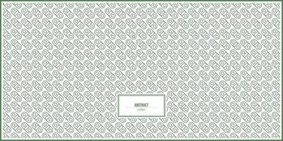 abstract pattern of green circle line vector