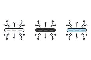 iconos de cubo símbolo elementos vectoriales para web infográfico vector