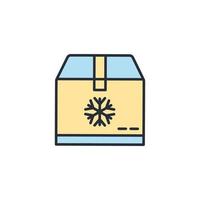 Freezer icons  symbol vector elements for infographic web