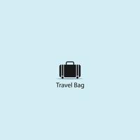 Travel bag icon . Vector illustration