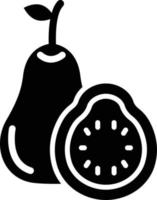 ilustración de diseño de icono de vector de guayaba