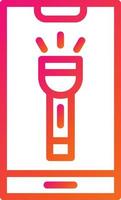 Torch Vector Icon Design Illustration