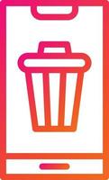 Bin Vector Icon Design Illustration