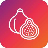 Fig Vector Icon Design Illustration