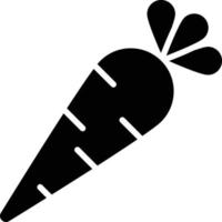 Ilustración de diseño de icono de vector de zanahoria
