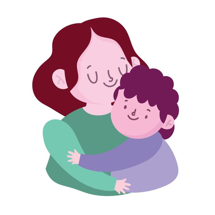 Mother Son Vector Art, Icons, and Graphics for Free Download