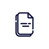 Document Icon Free vector