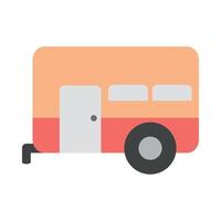 camper trailer icon vector