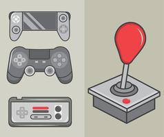 iconos videojuego vector
