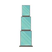 building isolated icon vector