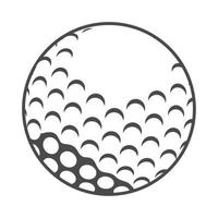 golf ball icon vector