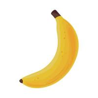 banana fruit icon vector