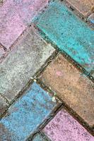 colorful paving stones photo