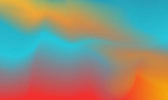 Beautiful gradient background in orange, blue and red colors, smooth and soft texture vector