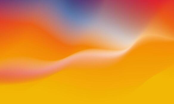 Beautiful gradient background in yellow, orange and white smooth and soft texture vector