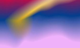 Beautiful gradient background in yellow, blue and purple smooth and soft texture vector