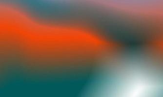 Beautiful gradient background green and orange smooth and soft texture vector