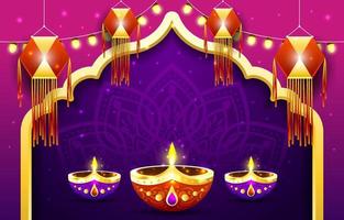 Happy Diwali Background vector