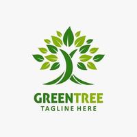 Life tree logo design vector