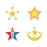 Star icon template vector