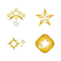 Star icon template vector
