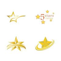 Star icon template vector