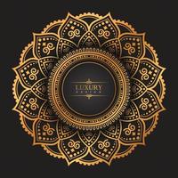 Luxury Golden Ornamental Mandala Background Vector Design. decorative mandala for tattoo, Mehndi, Islamic Pattern, Ornament, Art, henna, Indian Pattern, print, poster, cover, brochure, flyer, banner