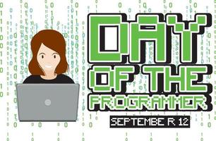 The Day of the Programmer Poster vector